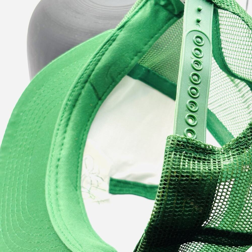 Pioneer Seed Green Mesh Snapback Truckers Hat never worn - Picture 5 of 5